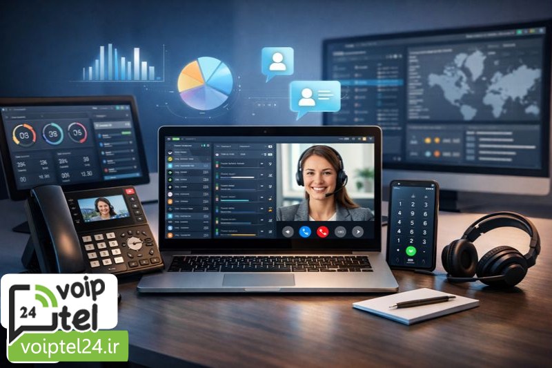 امکانات بهترین نرم افزارهای مرکز تماس VoIP 